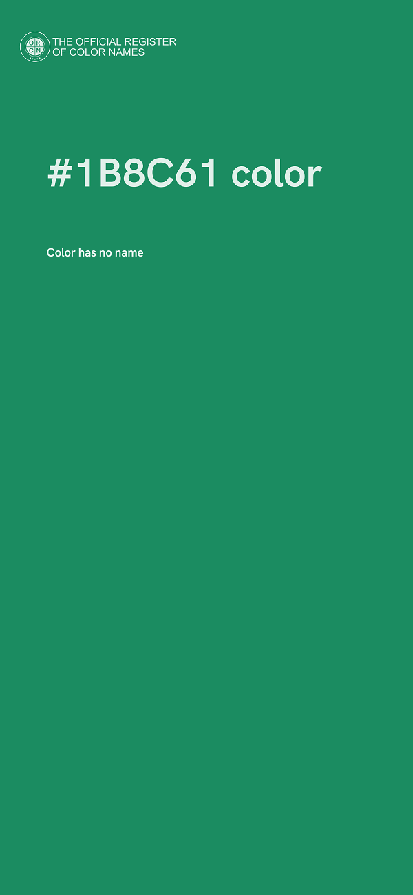 #1B8C61 color image