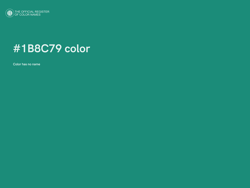 #1B8C79 color image