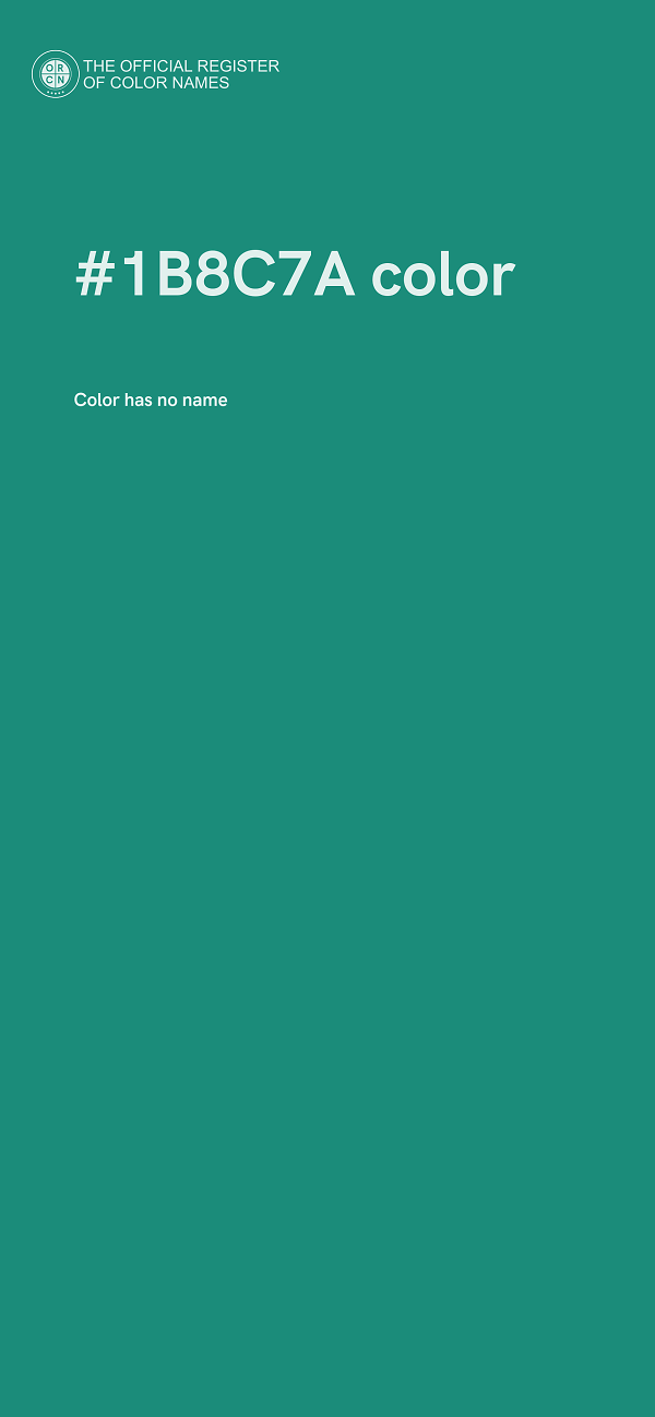 #1B8C7A color image