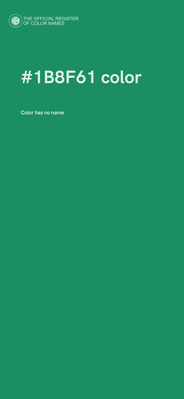 #1B8F61 color image