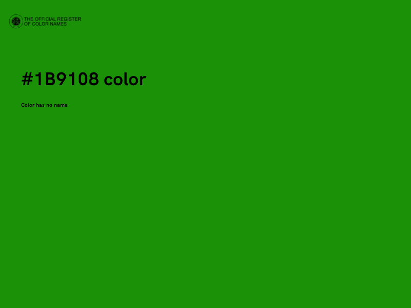#1B9108 color image