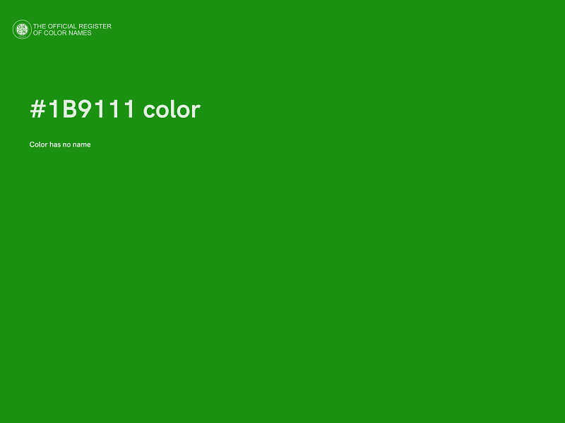 #1B9111 color image