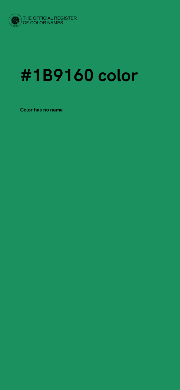 #1B9160 color image