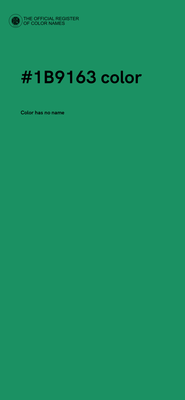 #1B9163 color image