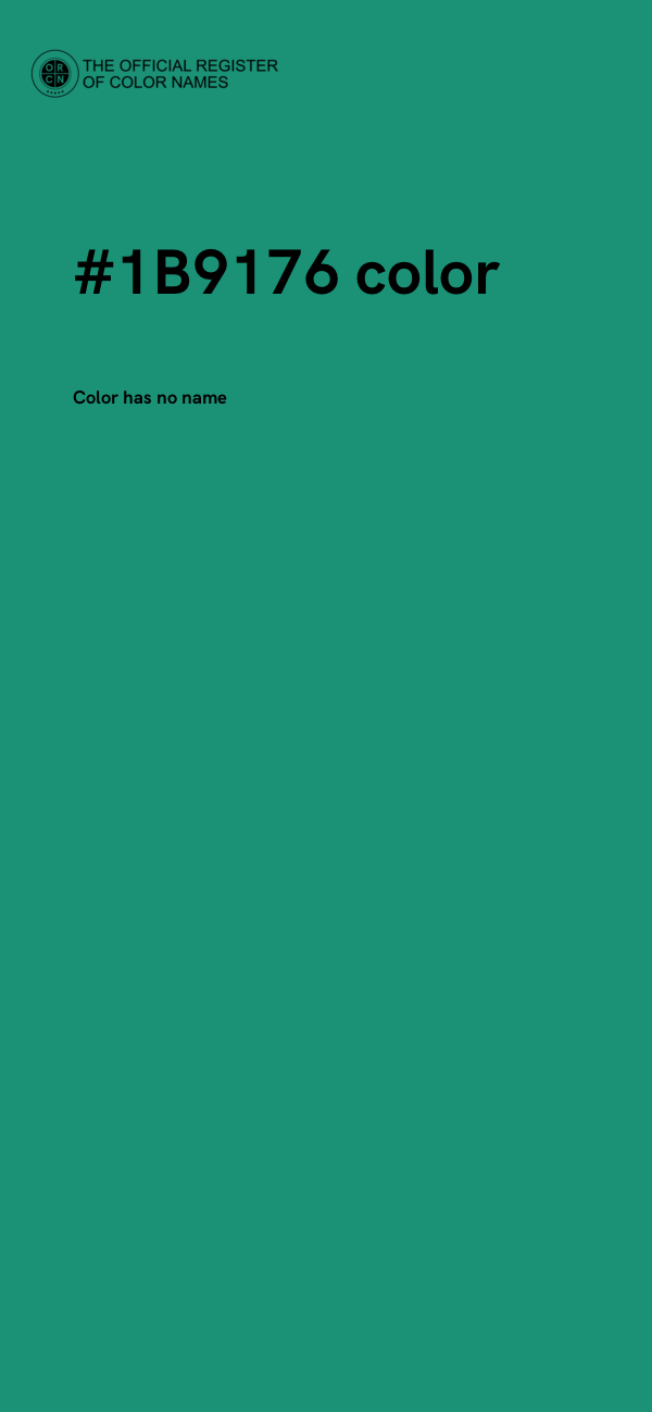 #1B9176 color image