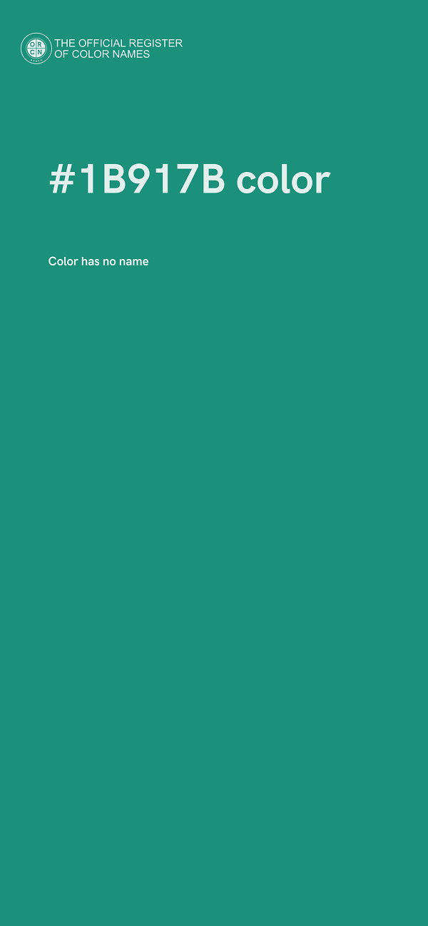 #1B917B color image