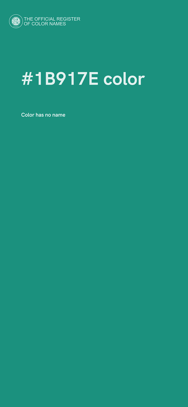 #1B917E color image