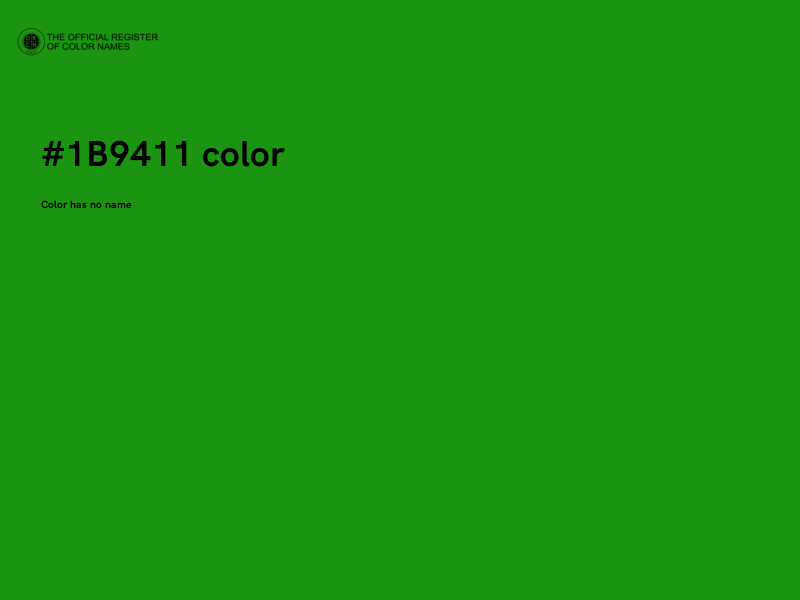 #1B9411 color image