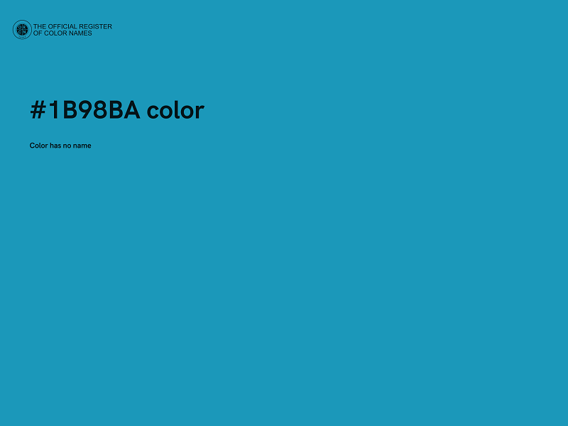 #1B98BA color image