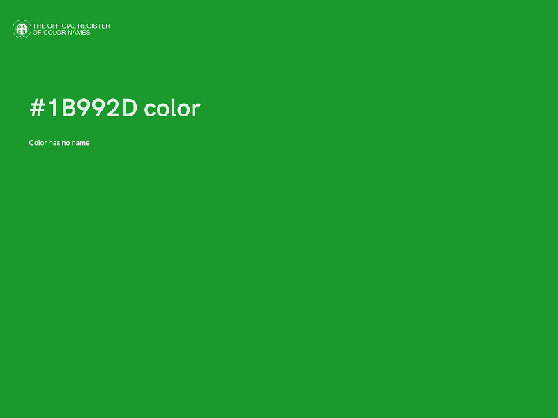#1B992D color image