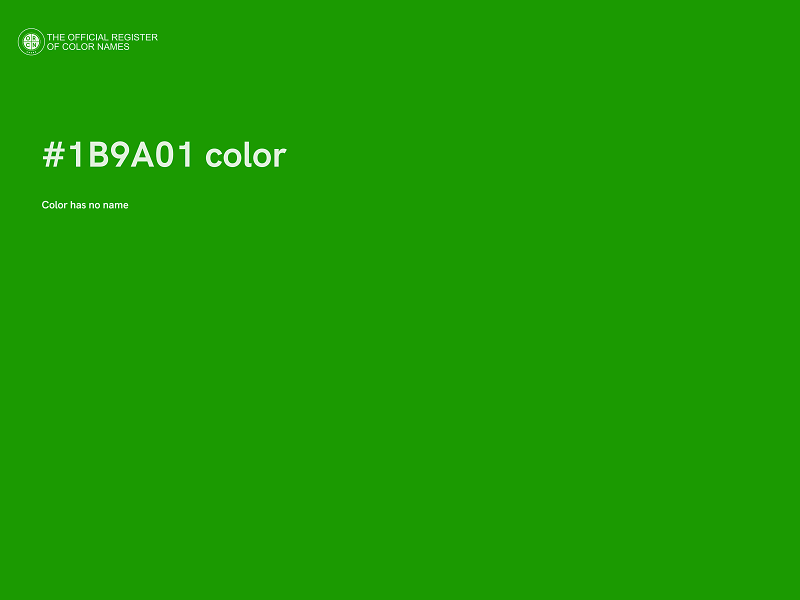 #1B9A01 color image