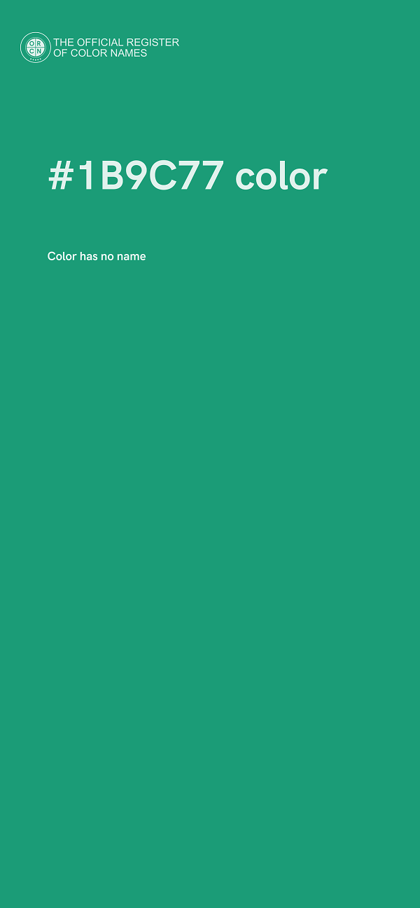 #1B9C77 color image