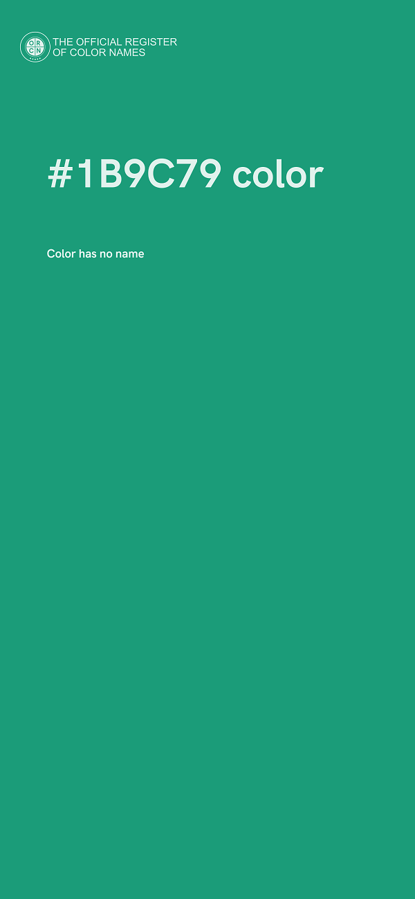 #1B9C79 color image