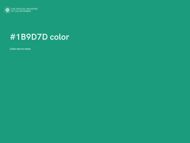 #1B9D7D color image