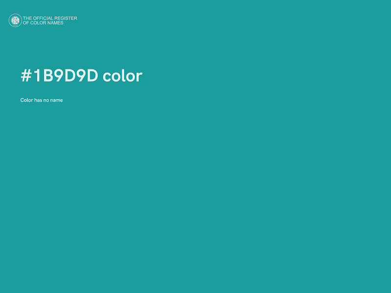 #1B9D9D color image