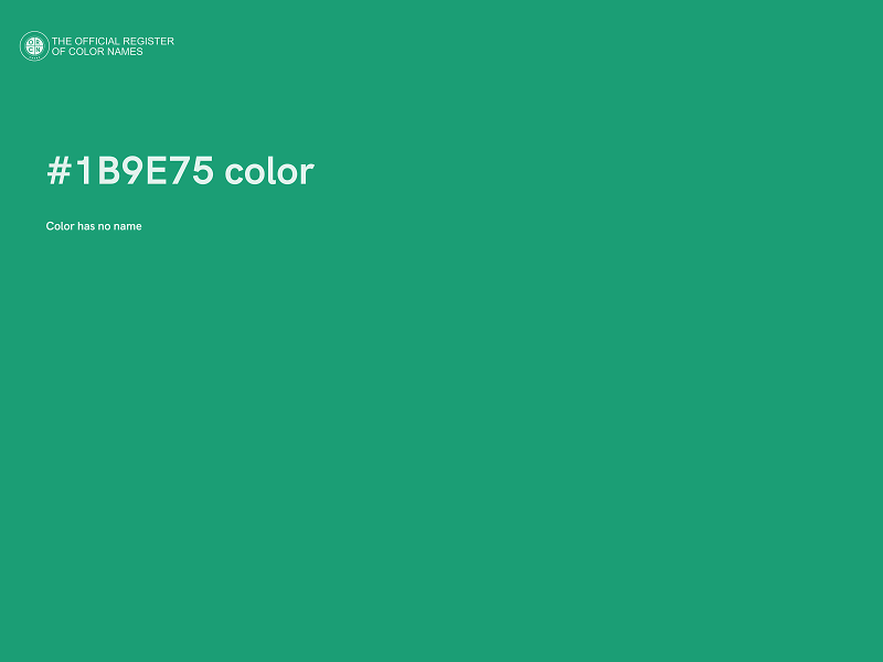 #1B9E75 color image