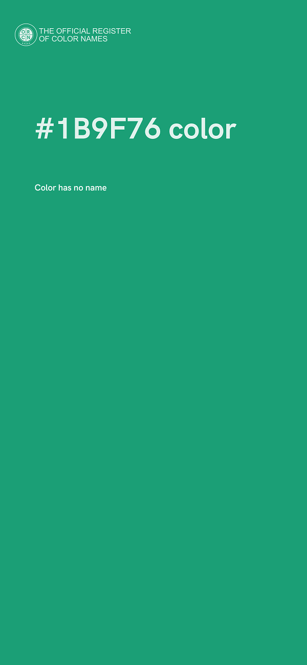 #1B9F76 color image