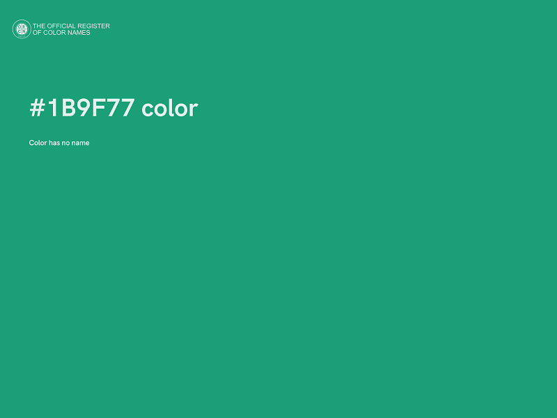 #1B9F77 color image