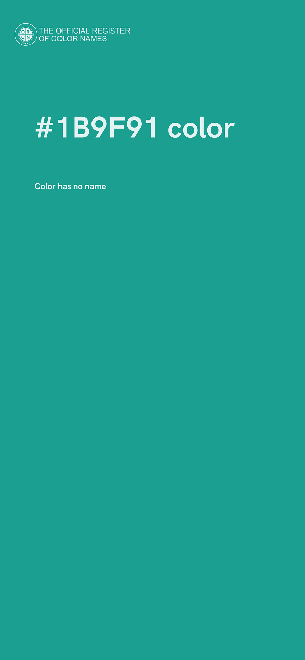 #1B9F91 color image