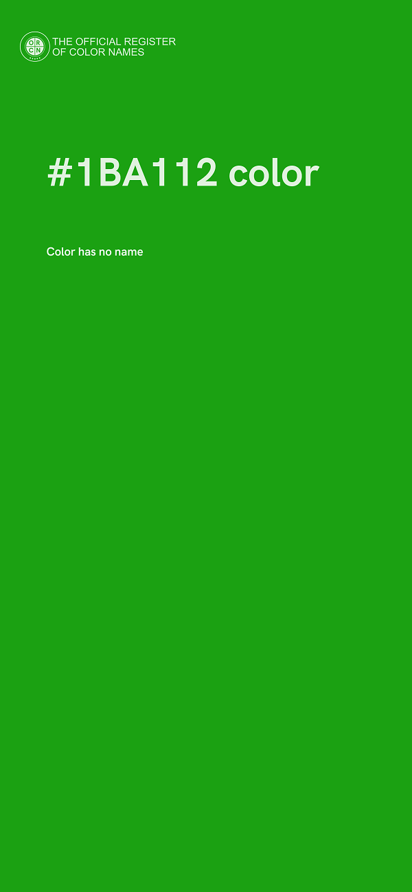 #1BA112 color image