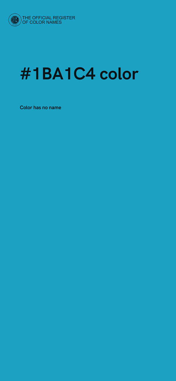 #1BA1C4 color image