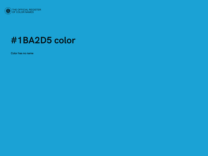 #1BA2D5 color image