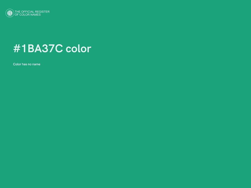 #1BA37C color image