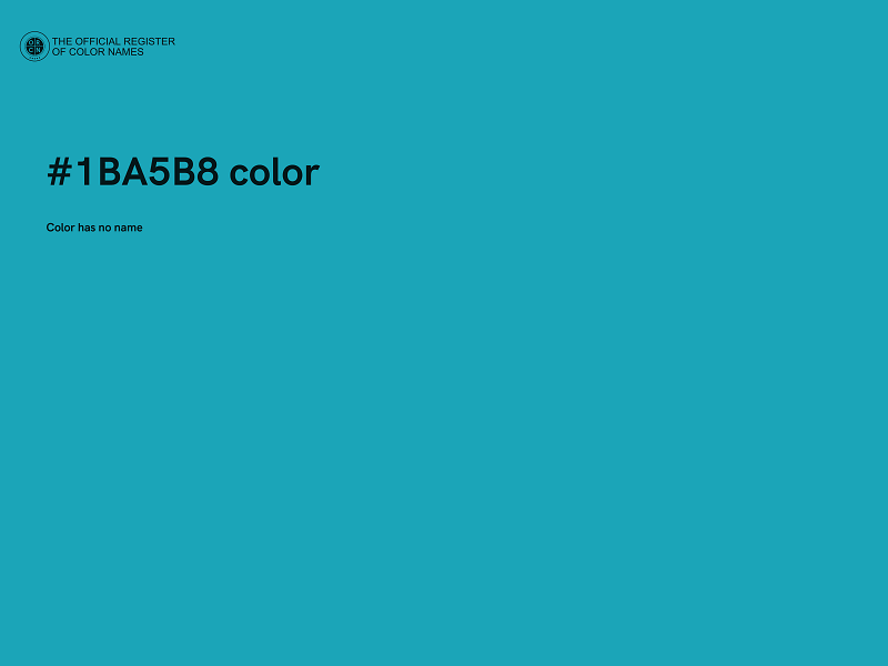 #1BA5B8 color image