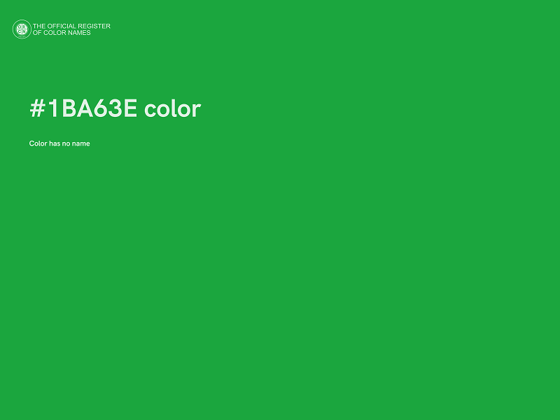 #1BA63E color image