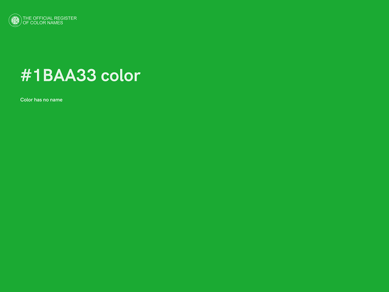 #1BAA33 color image