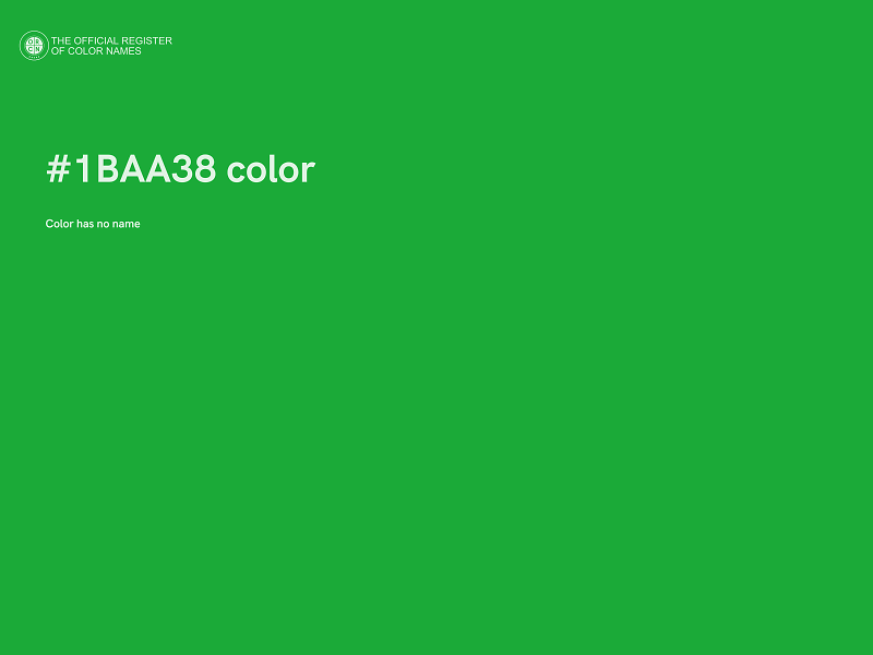 #1BAA38 color image