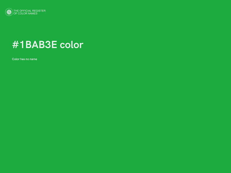 #1BAB3E color image