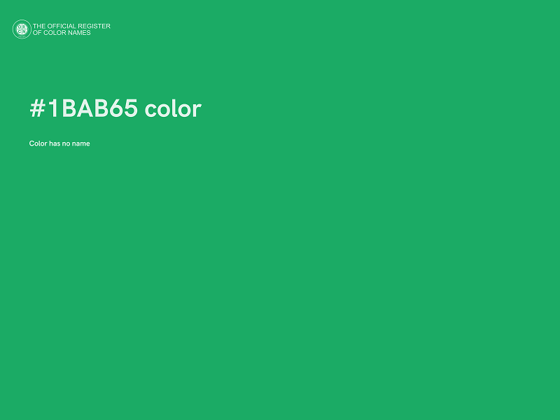 #1BAB65 color image