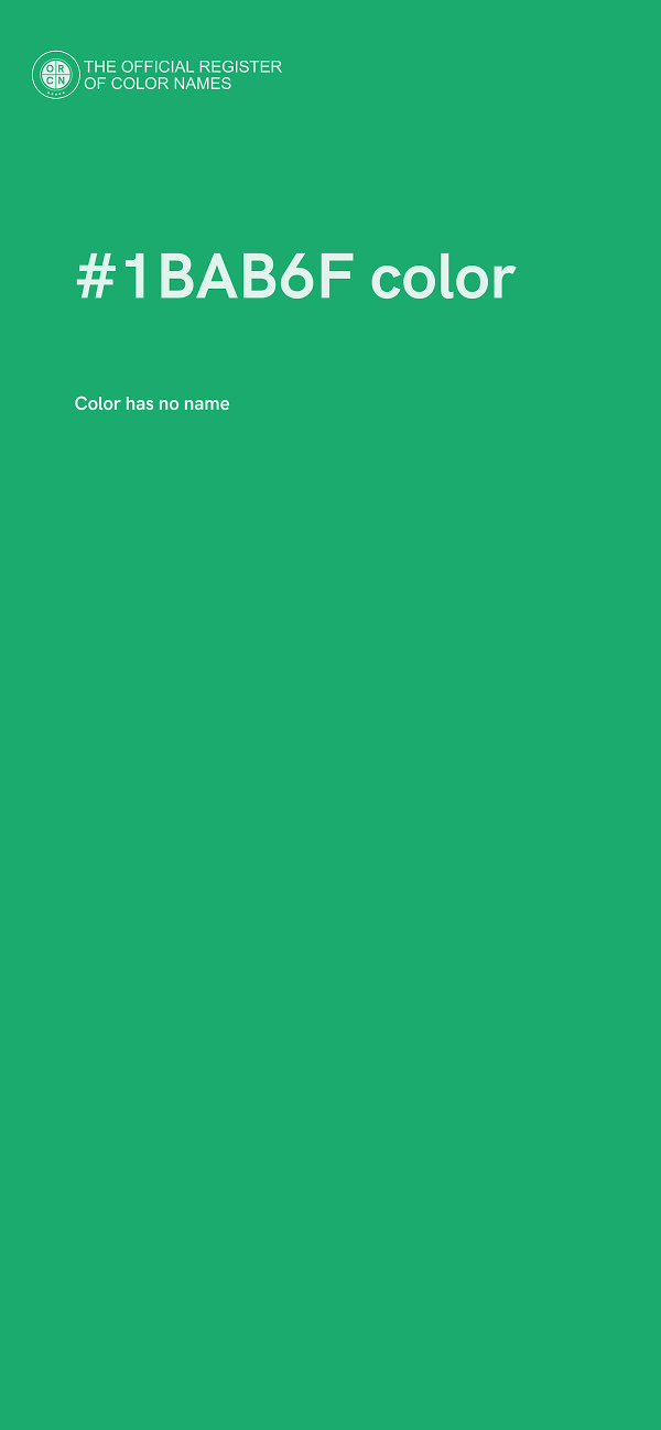 #1BAB6F color image
