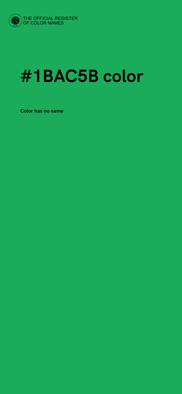 #1BAC5B color image