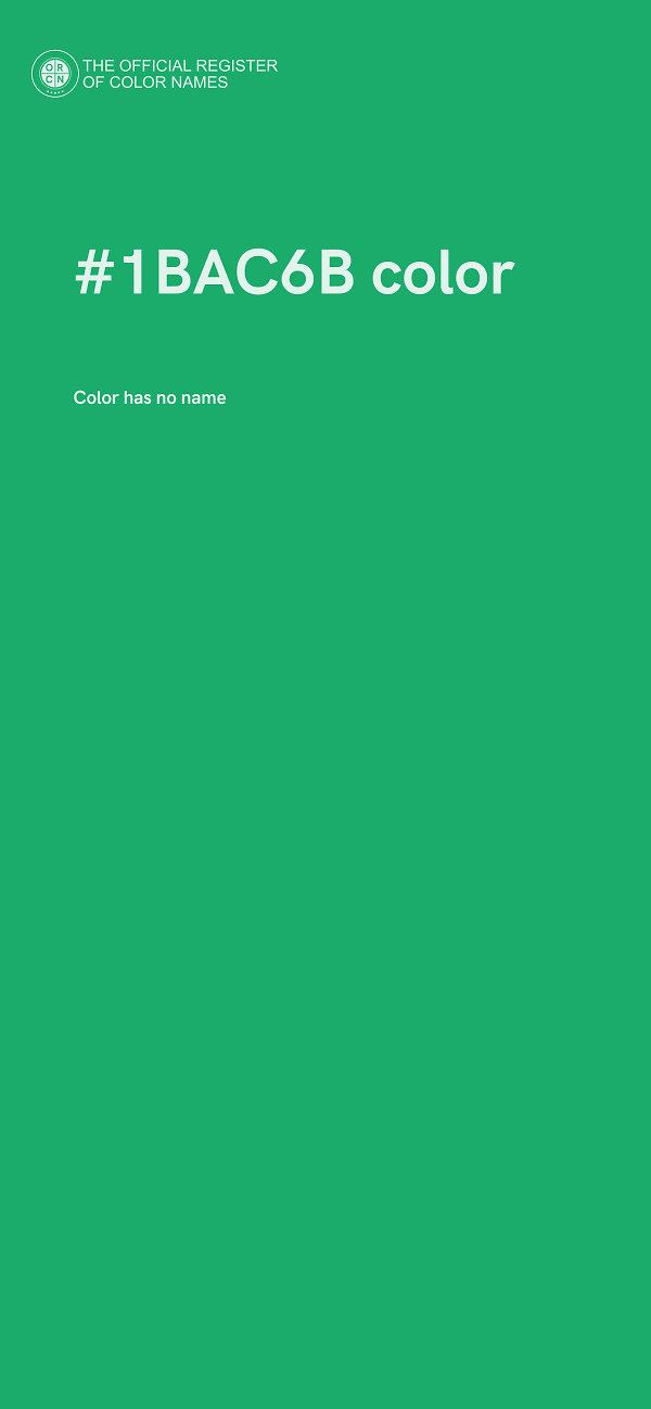 #1BAC6B color image