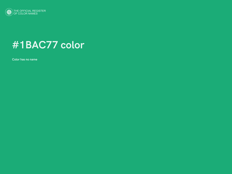 #1BAC77 color image