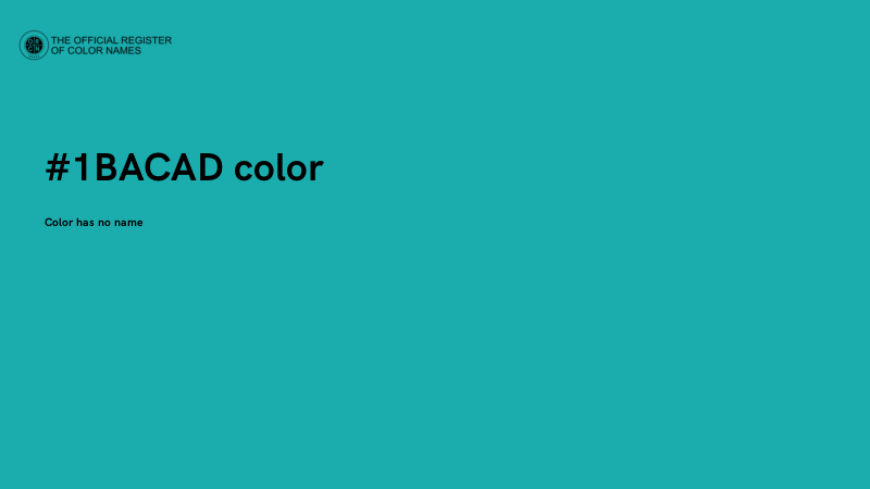 #1BACAD color image