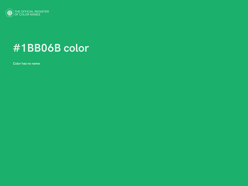 #1BB06B color image