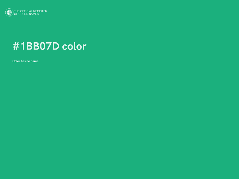 #1BB07D color image