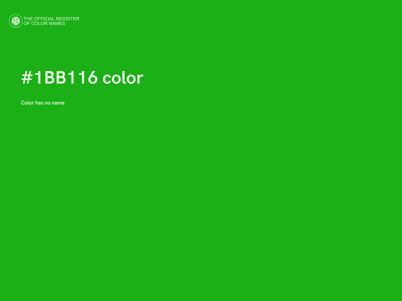 #1BB116 color image