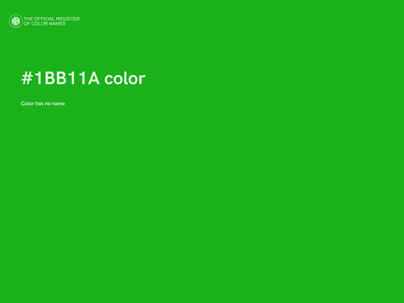 #1BB11A color image