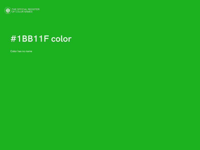 #1BB11F color image