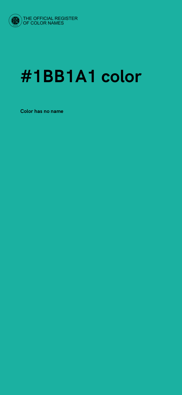 #1BB1A1 color image