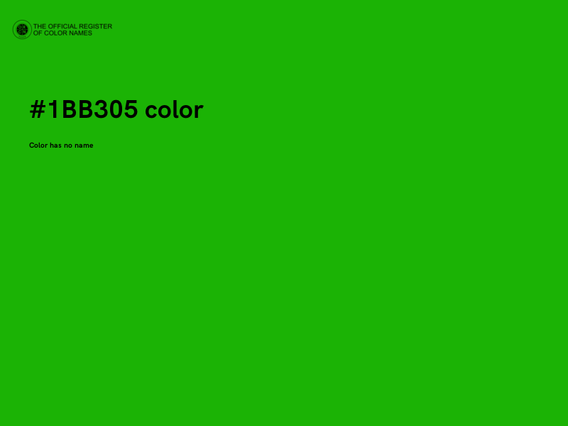 #1BB305 color image