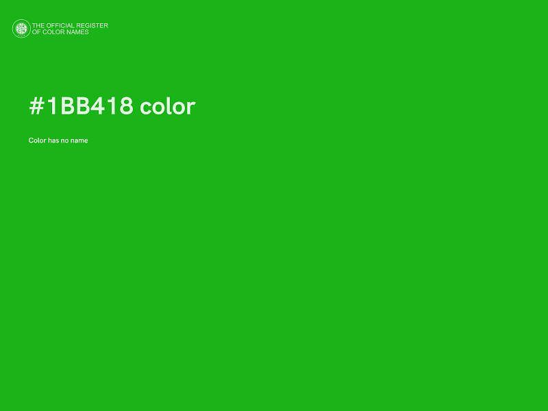 #1BB418 color image