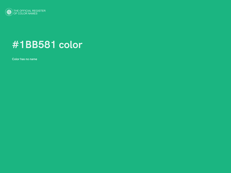 #1BB581 color image
