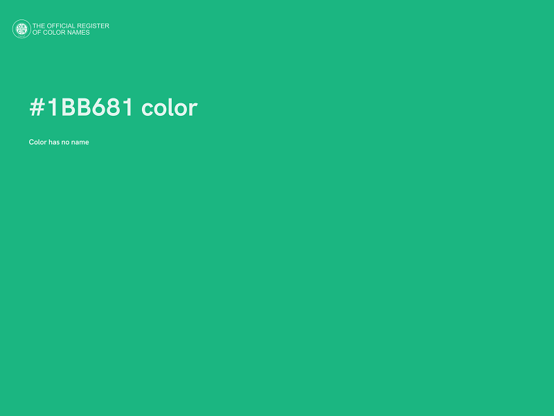 #1BB681 color image