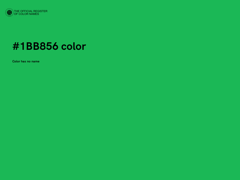 #1BB856 color image