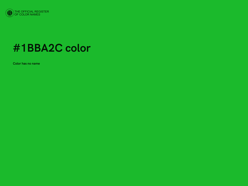 #1BBA2C color image